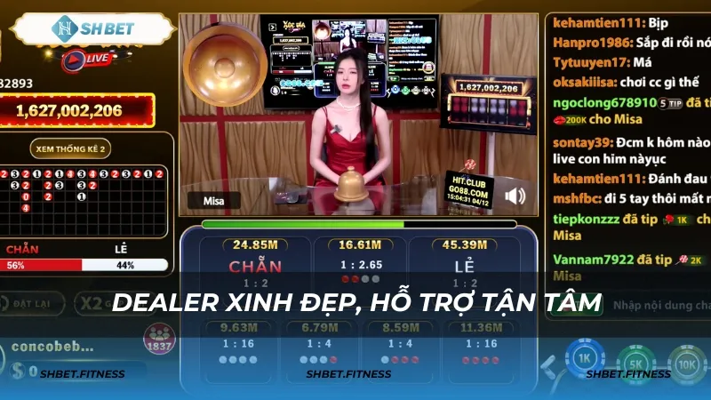 Xóc Đĩa Live tại SH BET